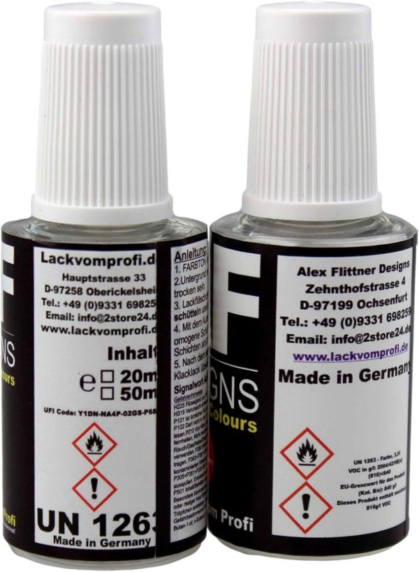 Stylo retouche Lancia 175 Grigio Topo Metallic Alex Flittner-2