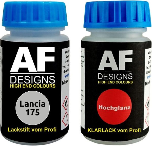 Stylo retouche Lancia 175 Grigio Topo Metallic Alex Flittner-0