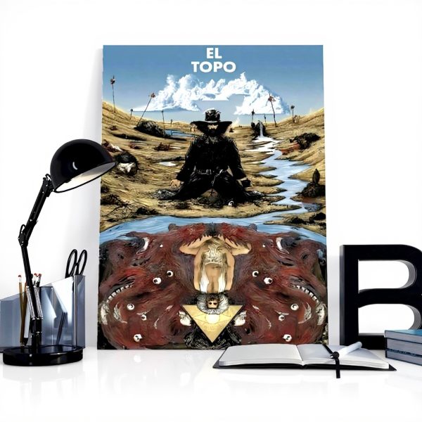 Affiche El Topo sur toile décoration murale salon chambre