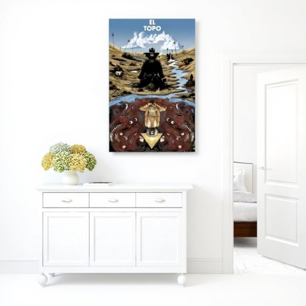 Affiche El Topo sur toile décoration murale salon chambre