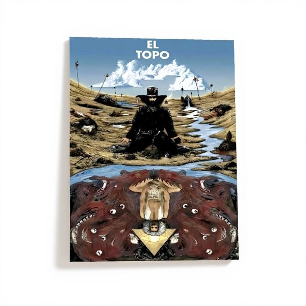 Affiche El Topo sur toile décoration murale salon chambre