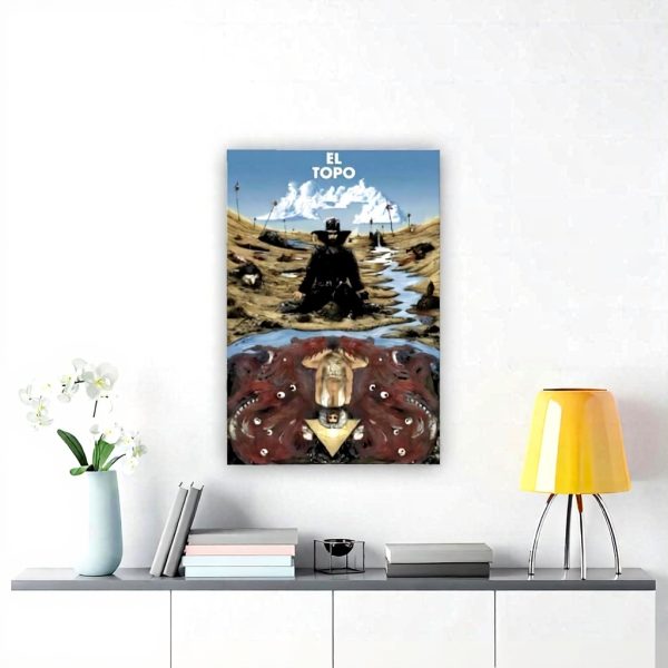 Affiche El Topo sur toile décoration murale salon chambre
