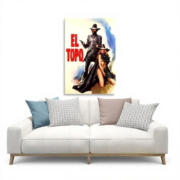 Affiche El Topo sur toile décoration murale salon chambre