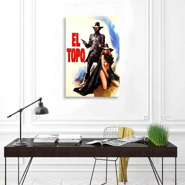 Affiche El Topo sur toile décoration murale salon chambre