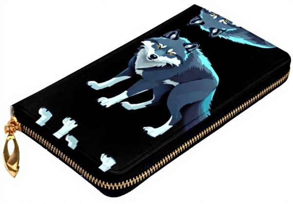 Portefeuille femme GGNKDL cuir grande capacité fermeture