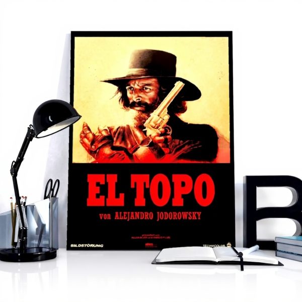 Affiche vintage El Topo sur toile décoration salon chambre