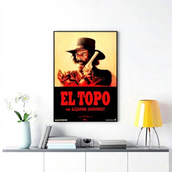 Affiche vintage El Topo sur toile décoration salon chambre