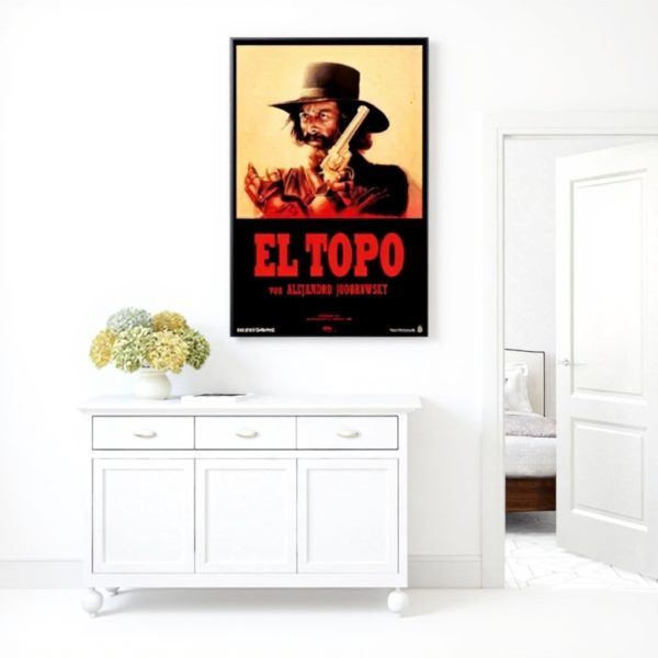 Affiche vintage El Topo sur toile décoration salon chambre