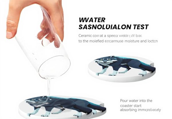 Dessous de verre voiture VVXBHGR céramique absorbant