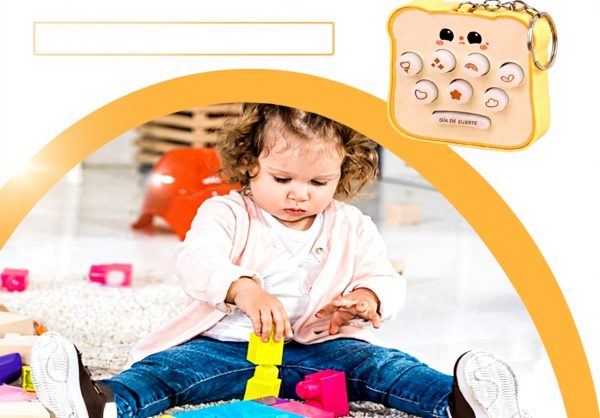 Porte-clés anti-stress Topo Pickguard brillant adulte