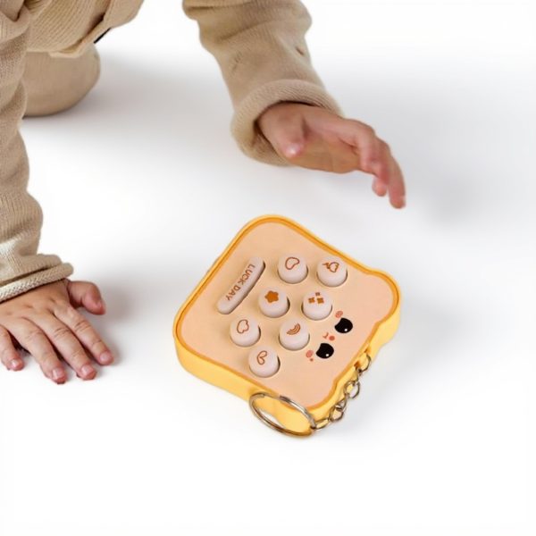 Porte-clés anti-stress Topo Pickguard brillant adulte