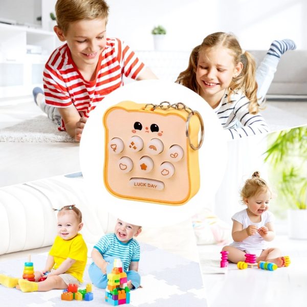 Porte-clés anti-stress Topo Pickguard brillant adulte