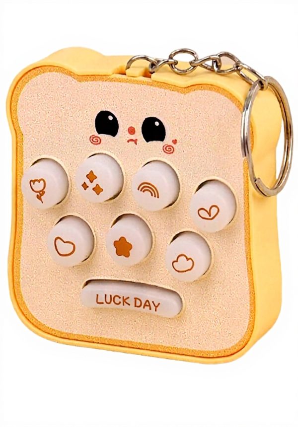 Porte-clés anti-stress Topo Pickguard brillant adulte