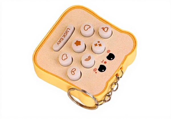 Porte-clés anti-stress Topo Pickguard brillant adulte