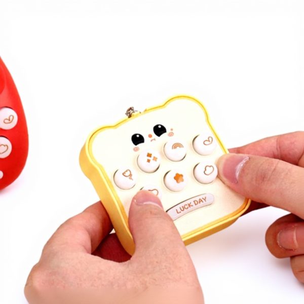 Porte-clés anti-stress Topo Pickguard brillant adulte