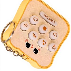 Porte-clés anti-stress Topo Pickguard brillant adulte