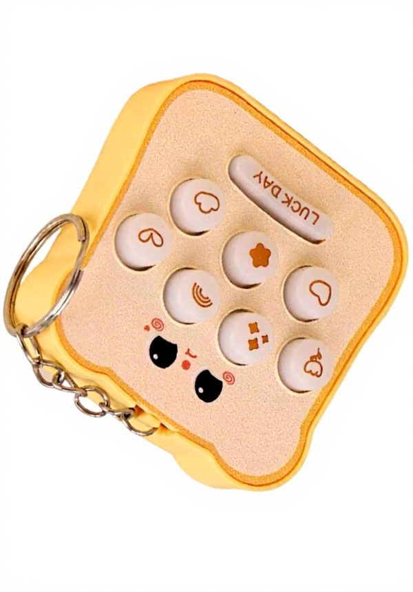 Porte-clés anti-stress Topo Pickguard brillant adulte