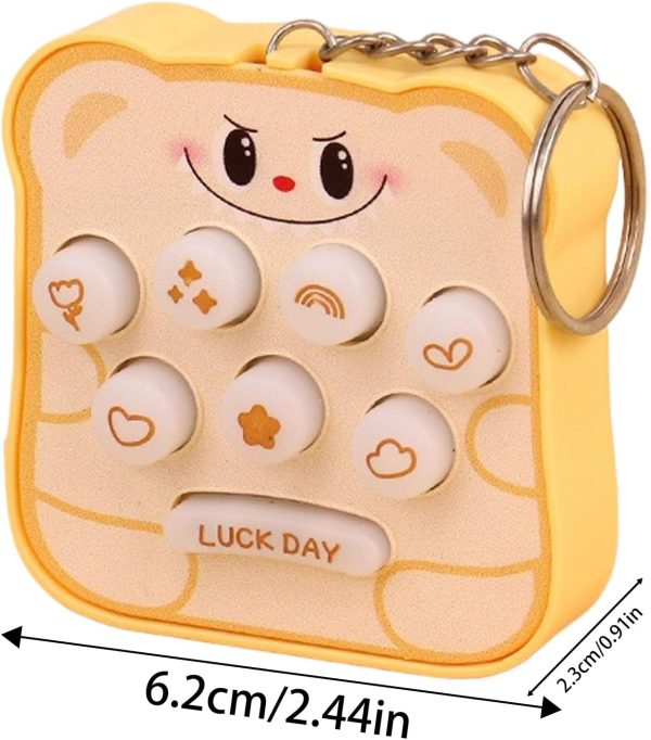 Porte-clés anti-stress Topo Pickguard jouet brillant-4