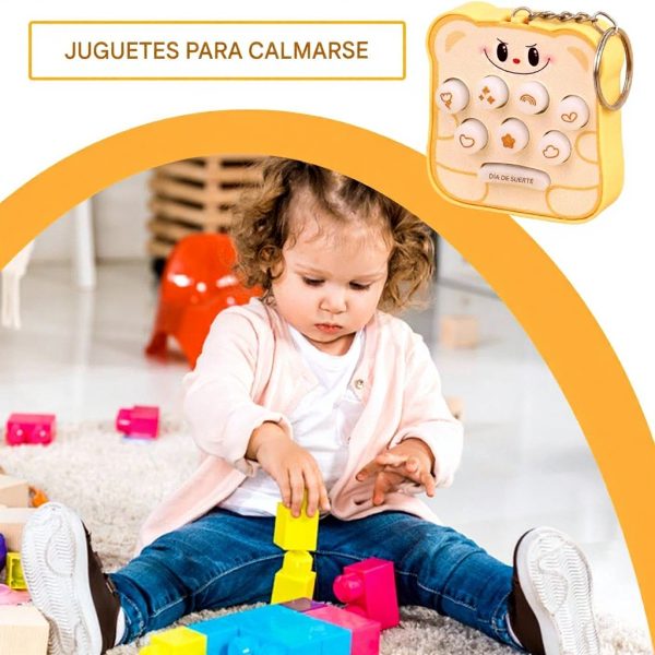 Porte-clés anti-stress Topo Pickguard jouet brillant