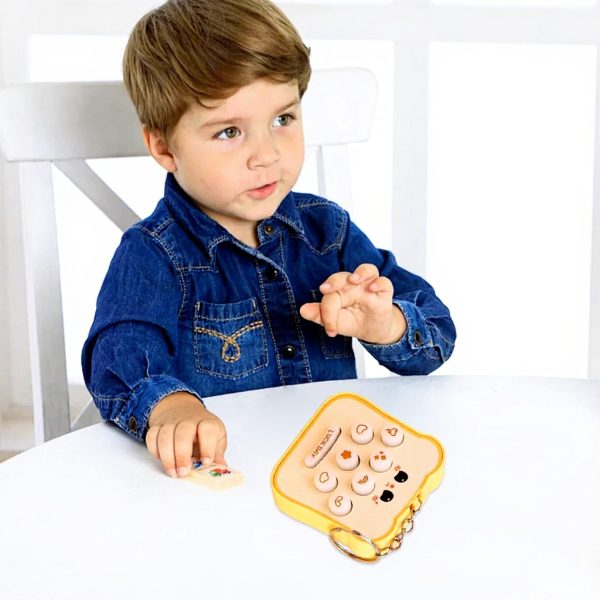 Porte-clés anti-stress Topo Pickguard jouet lumineux adulte