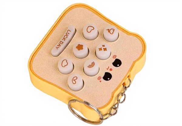 Porte-clés anti-stress Topo Pickguard jouet lumineux adulte