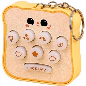 Porte-clés anti-stress Topo Pickguard jouet lumineux adulte