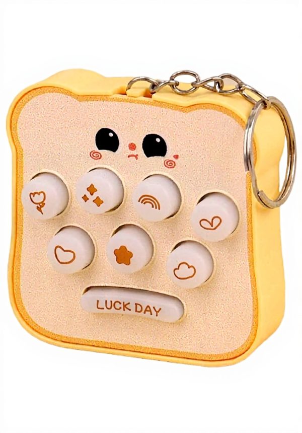 Porte-clés anti-stress Topo Pickguard jouet lumineux adulte