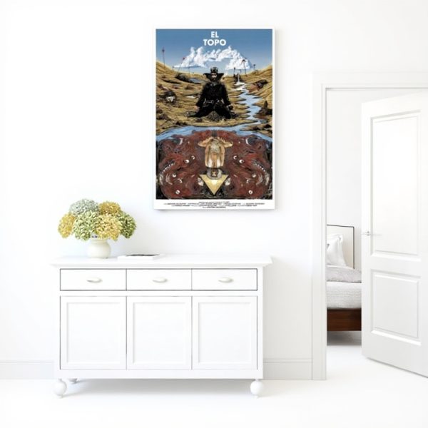 Affiche El Topo sur toile décoration chambre bureau cadeau