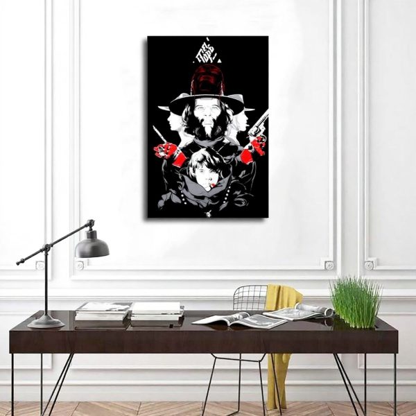 Affiche El Topo sur toile décoration chambre bureau cadeau