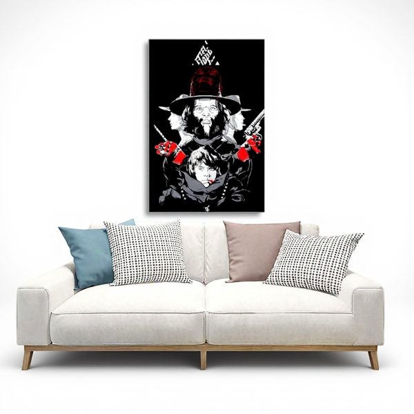 Affiche El Topo sur toile décoration chambre bureau cadeau