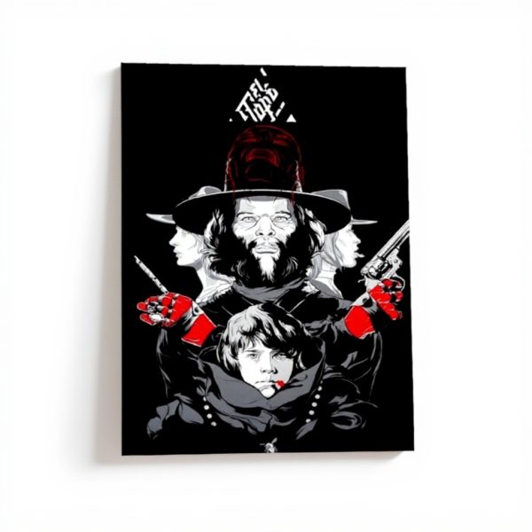 Affiche El Topo sur toile décoration chambre bureau cadeau