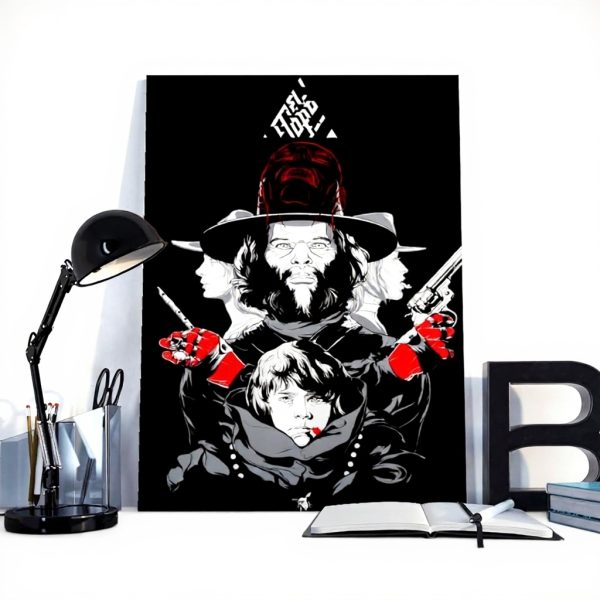 Affiche El Topo sur toile décoration chambre bureau cadeau