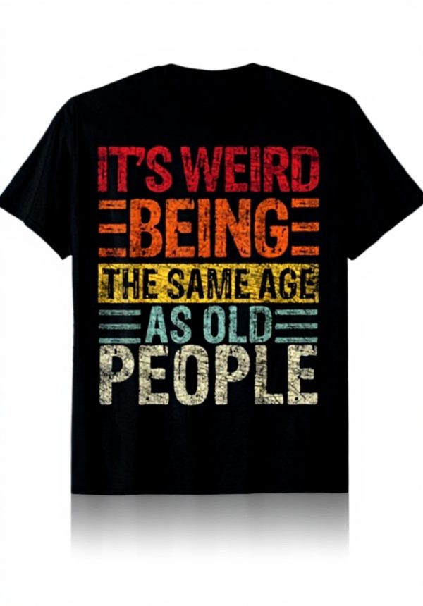 T-shirt rétro vieux même âge personnes âgées ToPo Botanic