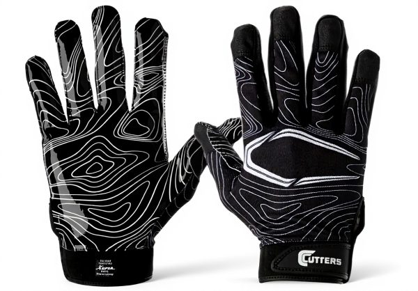 Gants de football Cutters prise silicone adulte taille large
