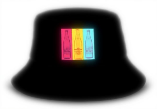 Chapeau Bucket Coton HKYTEEXP Topo Chico Cheval Mixte