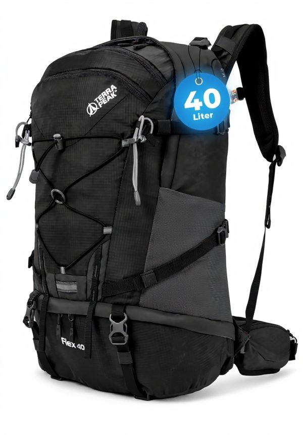 Sac à dos randonnée Terra Peak 40L imperméable ergonomique
