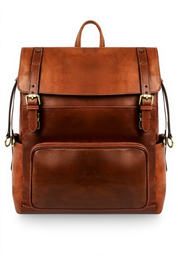 Time Resistance Sac à Dos Cuir Italien Vintage - Voyage