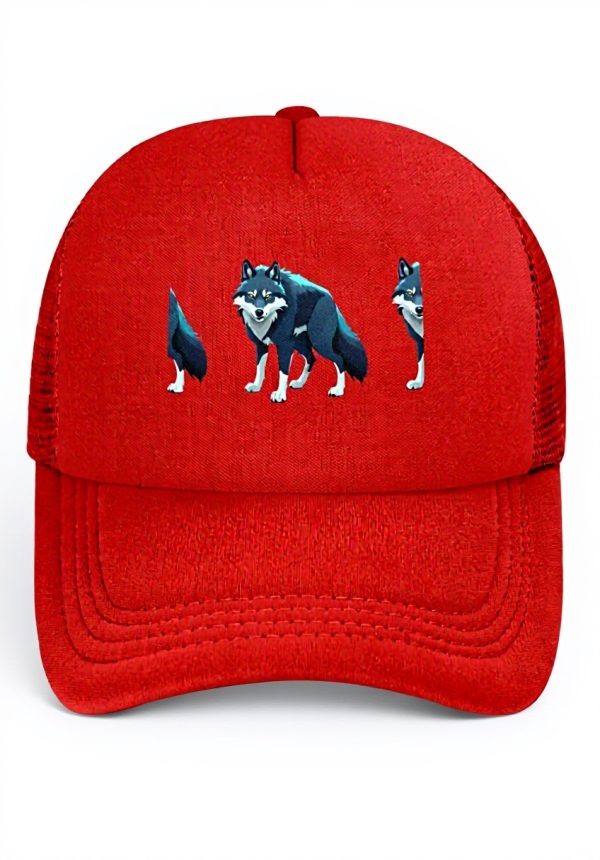 Casquette baseball Topo Map Wolf Pack maille respirante