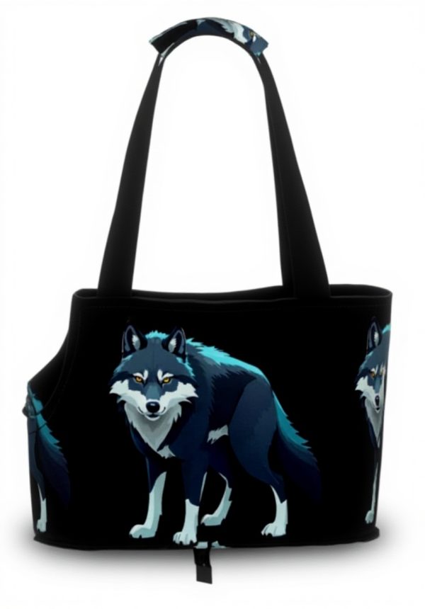 WBQLSL Sac de voyage chien Topo Map Wolf Pack Polyester