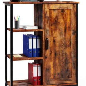 Buffet d'appoint IDMarket design industriel bois métal-0