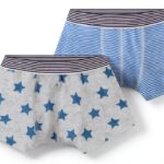Boxers garçon Petit Bateau lot 2 extensible confortable-0