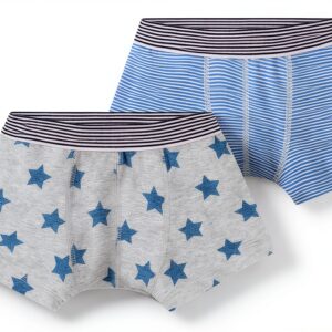 Boxers garçon Petit Bateau lot 2 extensible confortable-0