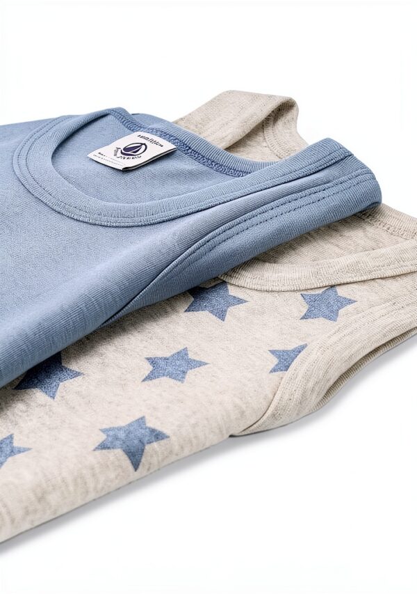 Débardeurs garçon Petit Bateau lot 3 coton extensible-1