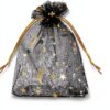 Fuyamp Sachet Organza Étoile Lune Cadeau Bijoux-3