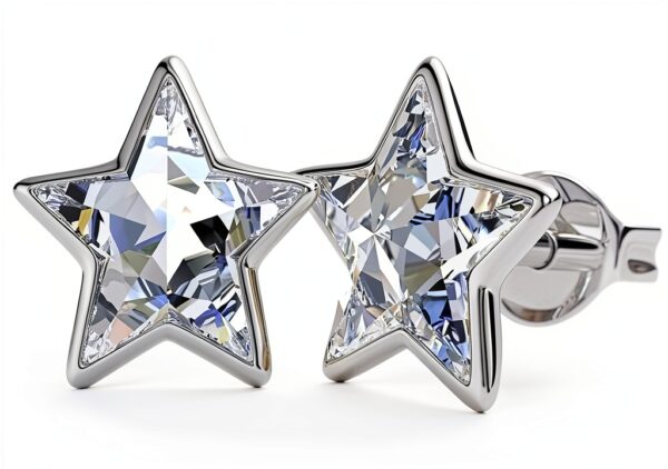 Boucles d'oreilles étoile Swarovski Stylacity pour femme-0