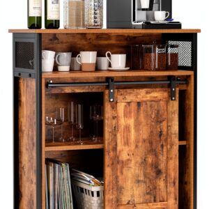 Armoire Sogesfurniture Noir Style Industriel Rangement-0