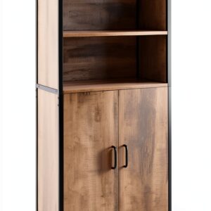 Buffet VASAGLE rangement acier réglable salon cuisine-0