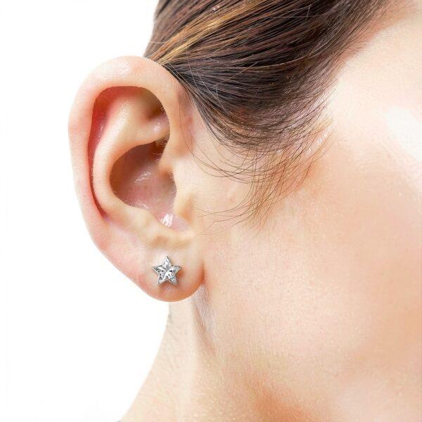 Boucles d'oreilles étoile Swarovski Stylacity pour femme-3