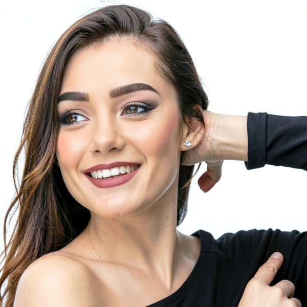 Boucles d'oreilles étoile Swarovski Stylacity pour femme-5