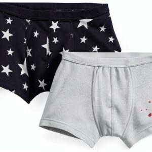Boxers garçon Petit Bateau lot 2 côte extensible confort-0